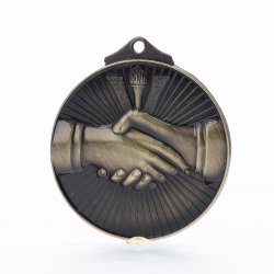 Embossed Handshake Medal 52mm