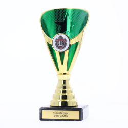 Arianna Cup Gold/Green 170mm