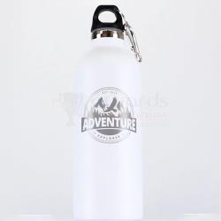 Engraved Premium Double-Wall Stainless Steel Bottle 500ml - White 