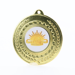 Pinion Personalised Medal 50mm - Shiny Gold