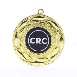 Blaze Personalised Medal 50mm - Shiny Gold