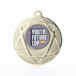 Superstar Personalised Medal Gold 50mm