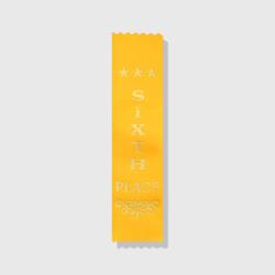 Sixth Place Ribbon (25 Pack)