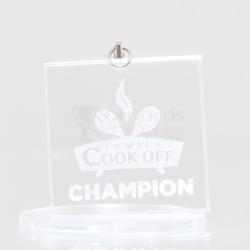 Glass Medal Square 