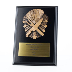 Cosmos Cooking Black Plaque 150mm
