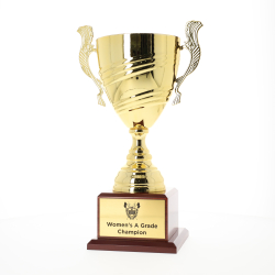 Italian Made Gold Spiral Cup 375mm