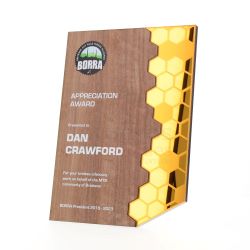 Royal Gold Plaque Small