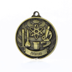 Global Science Medal 50mm Gold 