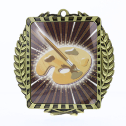 Lynx Wreath Visual Arts Medal Gold 