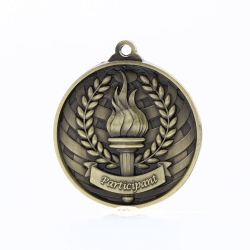 Global Participant Medal 50mm Gold 