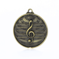 Global Music Medal 50mm Gold 