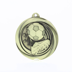 Econo Soccer Medal 50mm Gold