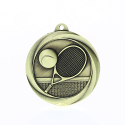Econo Tennis Medal 50mm Gold