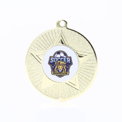 Economy Star Medal 50mm Gold