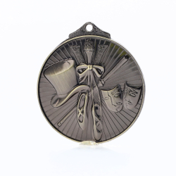 Embossed Dance/Drama Medal 52mm Gold