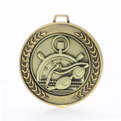Heavyweight Swimming Medal 70mm Gold