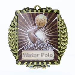 Lynx Wreath Water Polo Medal Gold
