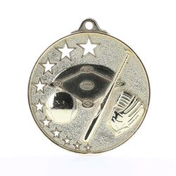 Star Baseball Medal 52mm Gold