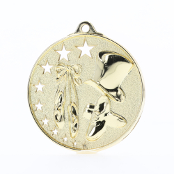Star Dance Medal 52mm Gold