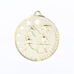 Star Little Athletics Medal 52mm Gold