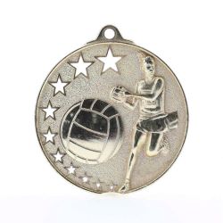 Star Netball Medal 52mm Gold
