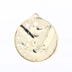 Star Track Medal 52mm Gold