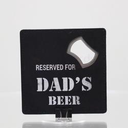 Bottle Opener Coaster - Black