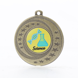 Wayfare Medal Science - Gold 50mm