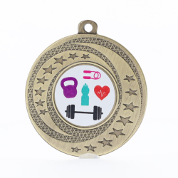 Wayfare Medal Fitness - Gold 50mm