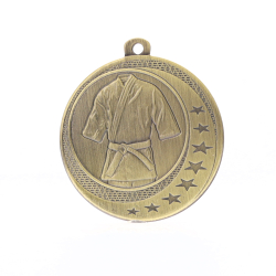 Martial Arts Wayfare Medal Gold 50mm
