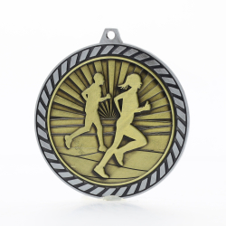 Venture Cross Country Medal Silver 60mm