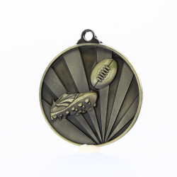 Sunrise AFL Medal 50mm Gold
