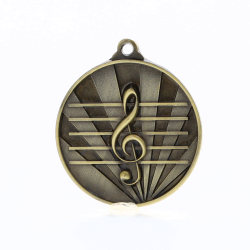 Sunrise Music Medal 50mm Gold