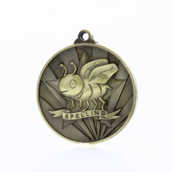 Sunrise Spelling Medal 50mm Gold
