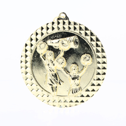 Cheer Facet Medal Gold 70mm