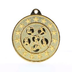 Athletics Starry Medal Gold 50mm