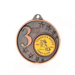 3rd Place Logo Starry Medal 50mm