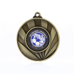 Sunrise Personalised Medal 50mm Gold