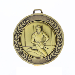 Heavyweight AFL Male Medal 70mm Gold