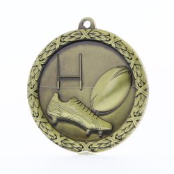 Rugby Derby Medal Gold 64mm