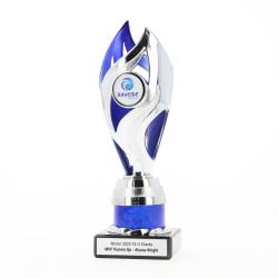 Vision Cup Silver/Blue 200mm