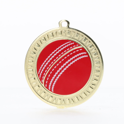 Spark Cricket Medal 55mm - Shiny Gold