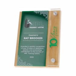 Elevate Bamboo Eco Plaque 200mm