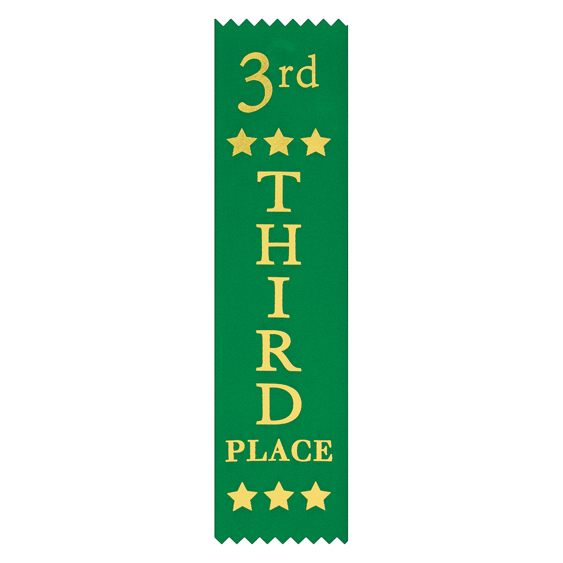 3rd Place Star Ribbon (25 Pack)