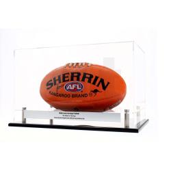 Rugby / Aussie Rules Ball Display Case