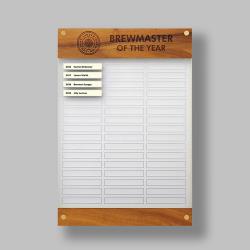 Hybrid Honour Board 900x600mm