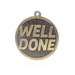 Well Done Medal 50mm 