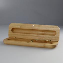 Bamboo Pen Box - Single