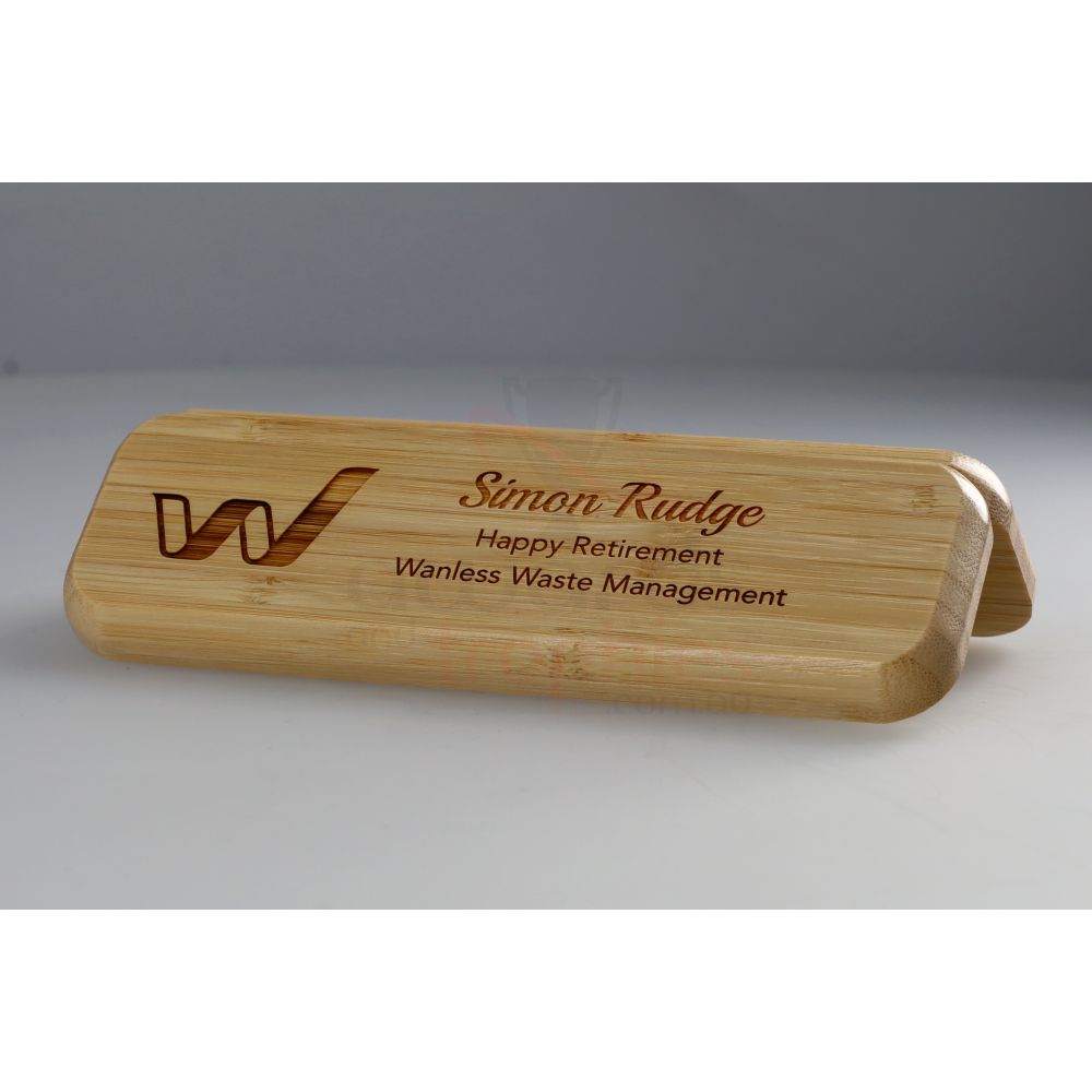 Bamboo Pen Box - Single