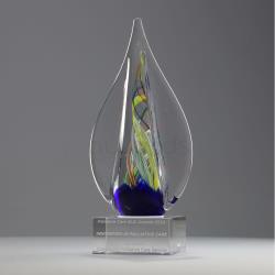 Art Glass Butterfly 215mm